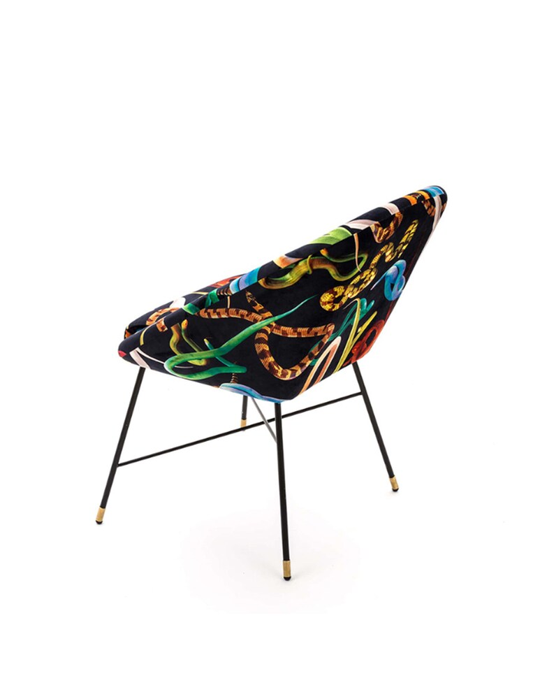 Seletti Toiletpaper Sedia "Snakes" - Multicolor