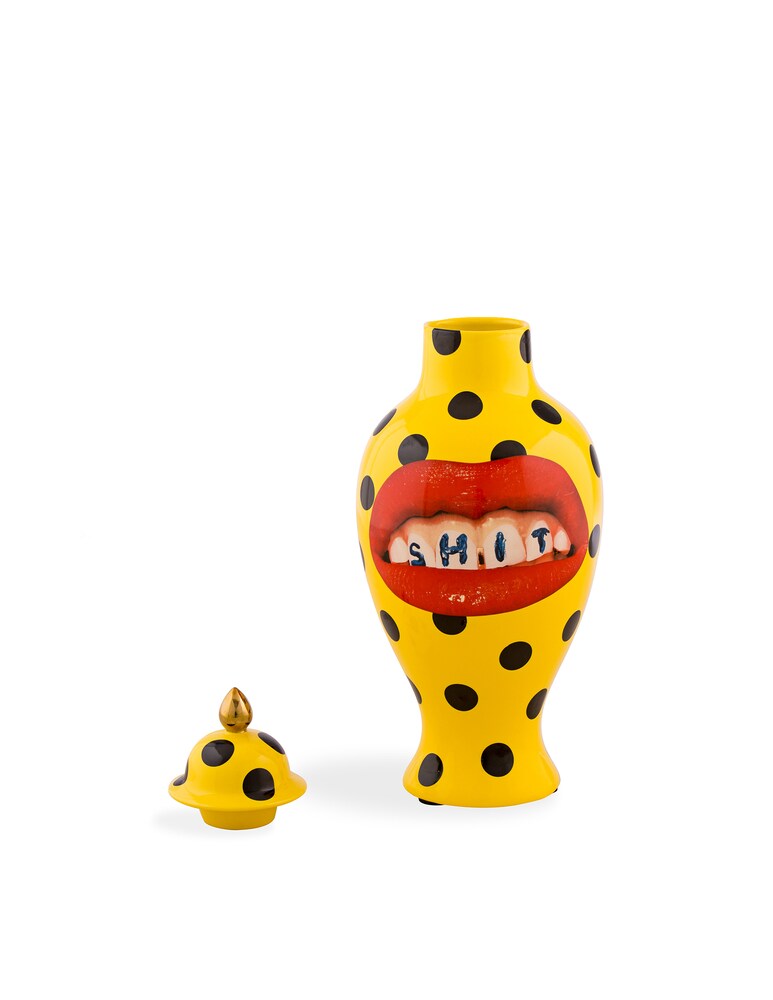 Seletti Toiletpaper Shit Vaso - Multicolor