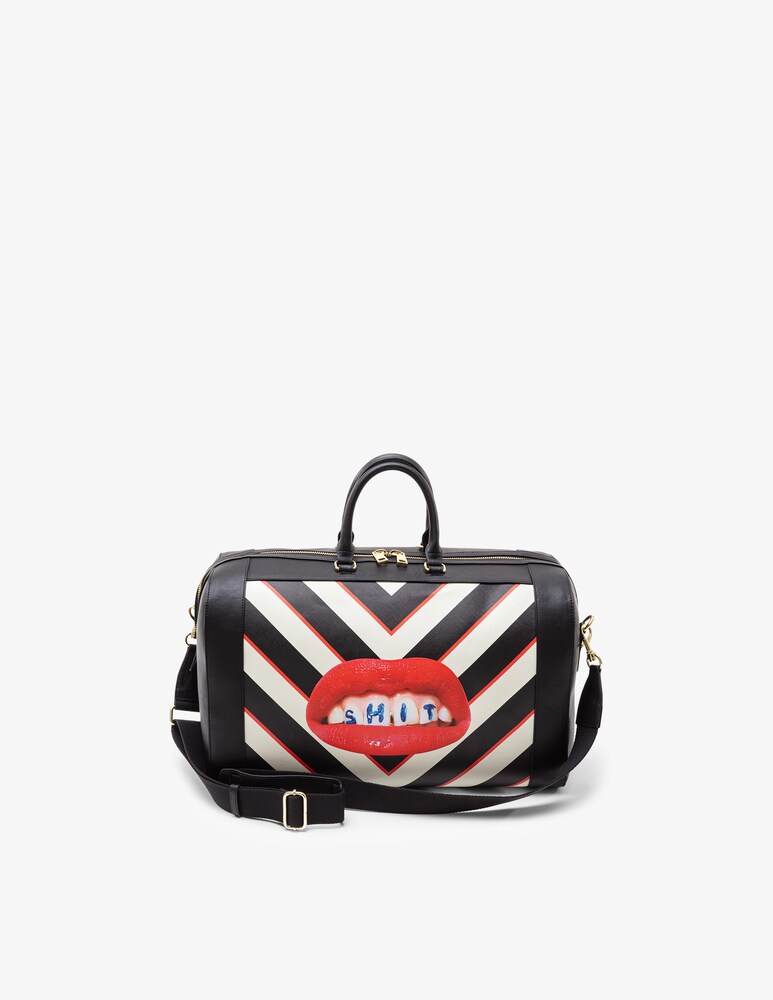 Seletti Travel Bag Regimental - Multicolor