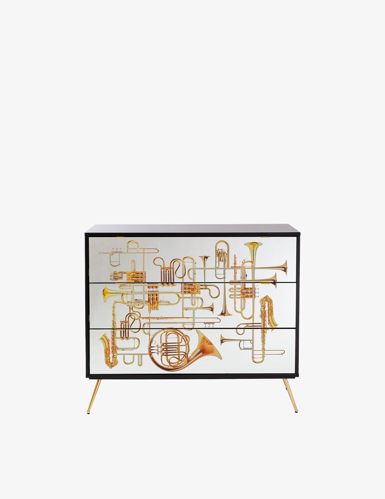 Seletti Trumpets Cassettiera 3 cassetti - Multicolor