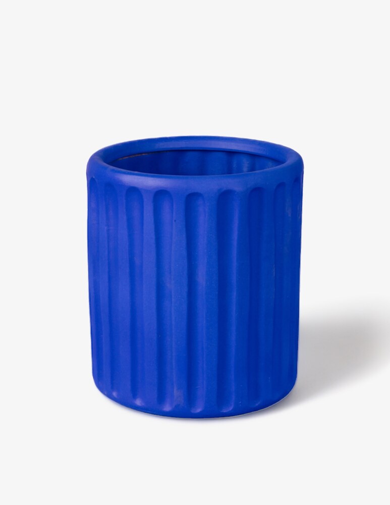 Seletti Vaso E Sottovaso Dorico Blu
