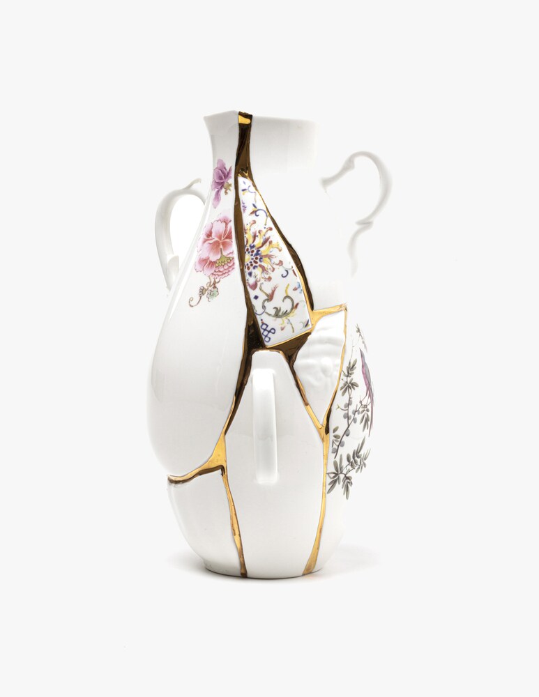 Seletti Vaso "Kintsuji" - Bianco