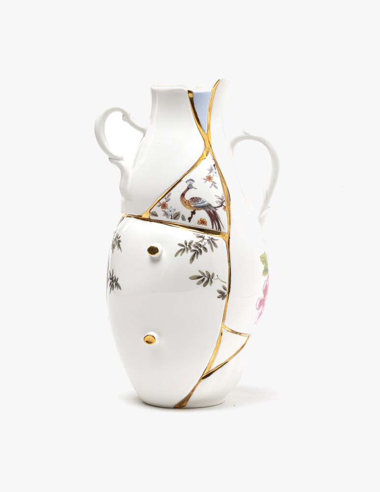 Seletti Vaso "Kintsuji" - Bianco
