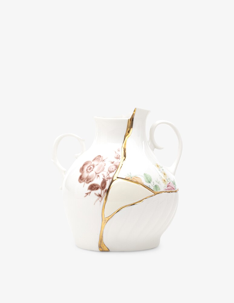 Seletti Vaso "Kintsuji" - Bianco