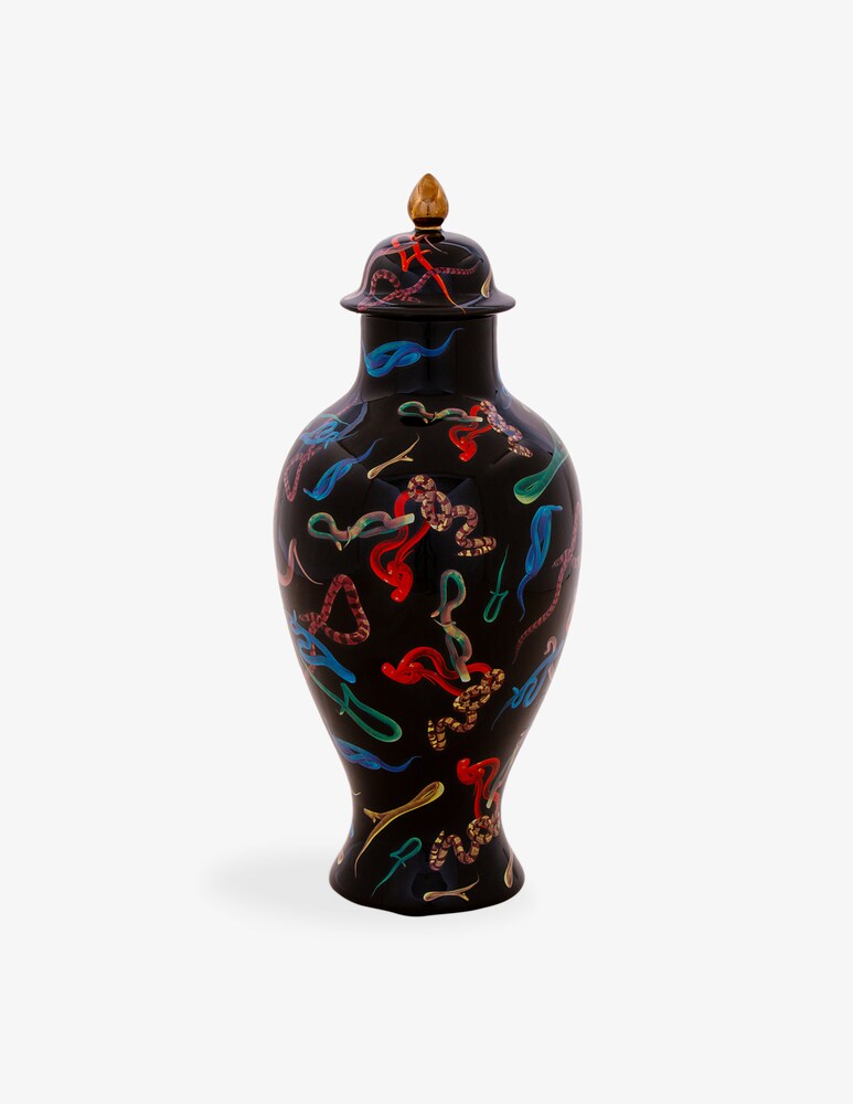 Seletti Vaso "Toiletpaper" Snakes - Multicolor