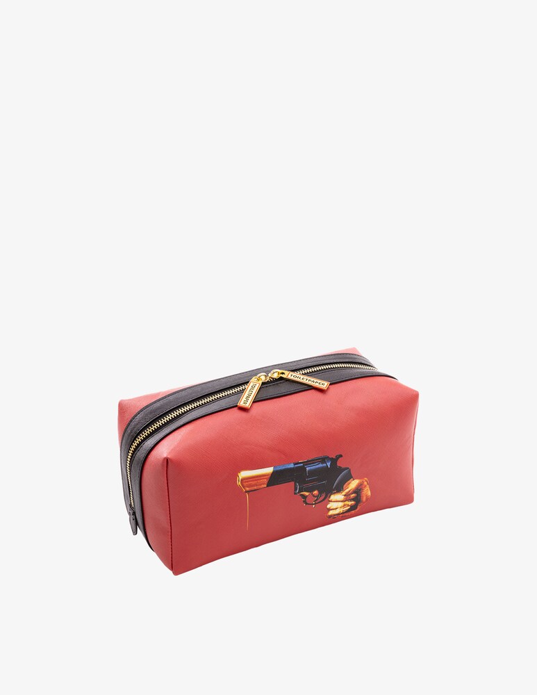 Seletti Washbag "Toiletpaper Home" Revolver - Multicolor