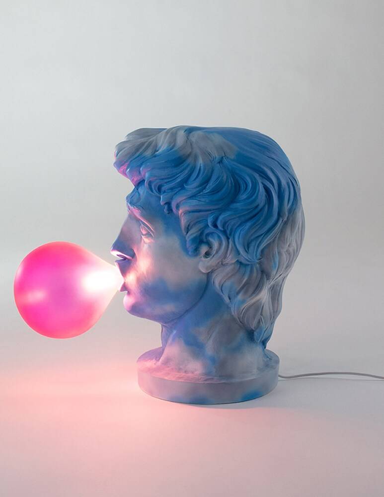 Seletti Wonder Times Sky Version Led Lampada Da Tavolo - Multicolor