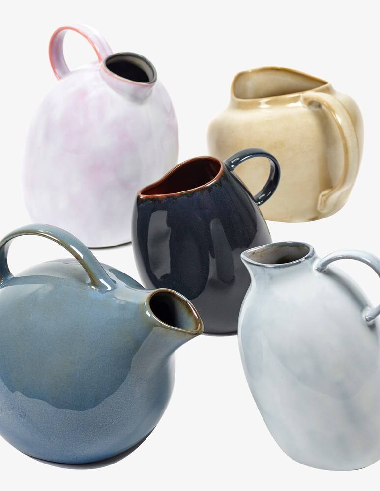 Serax Caraffa Terres De Revês Di Anita Le Grelle Blu Fumé L - Blu