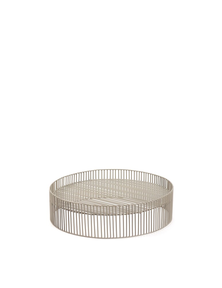 Serax Sculture In Metallo Di Antonino Sciortino Basket Turn - Grigio
