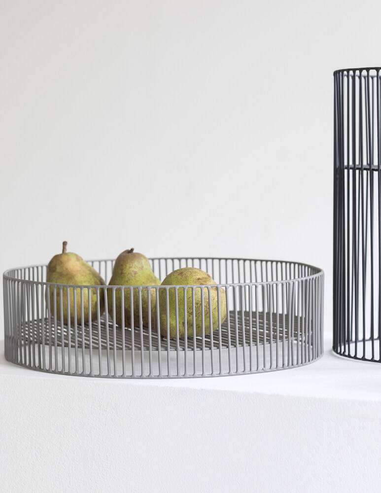 Serax Sculture In Metallo Di Antonino Sciortino Basket Turn - Grigio