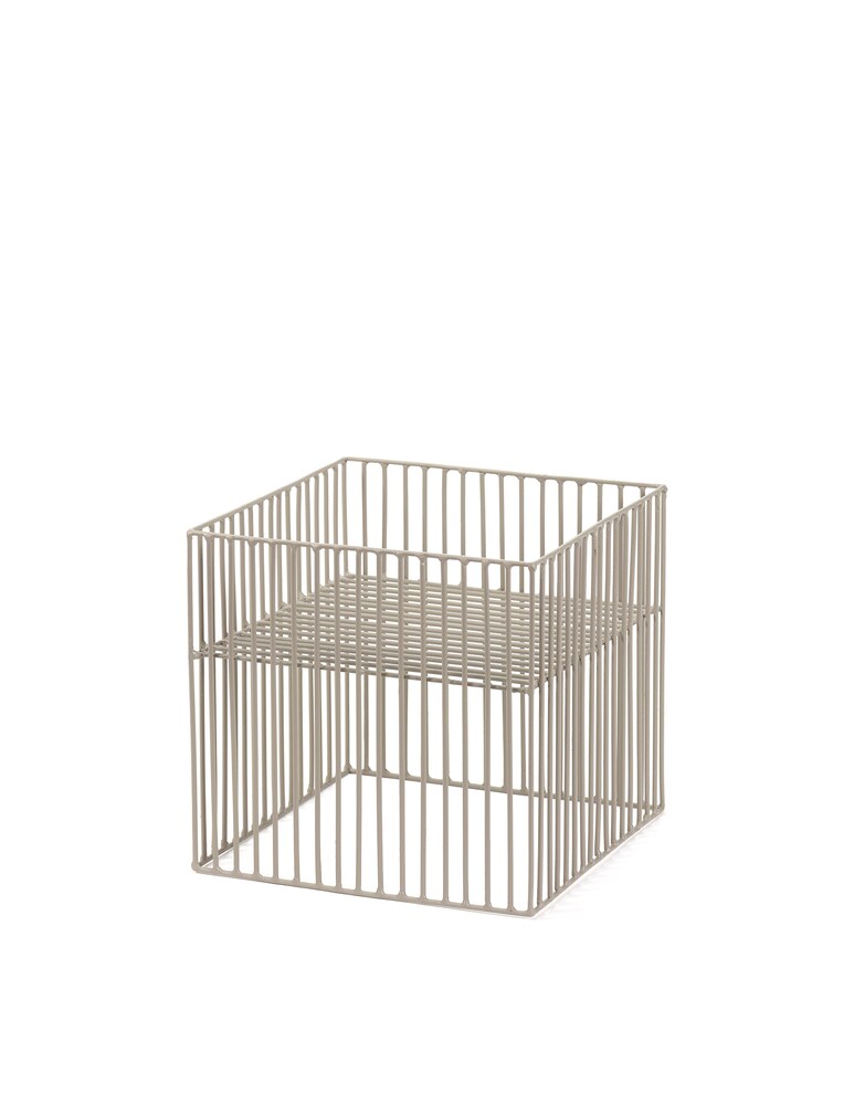 Serax Sculture In Metallo Di Antonino Sciortino Basket Turn - Grigio
