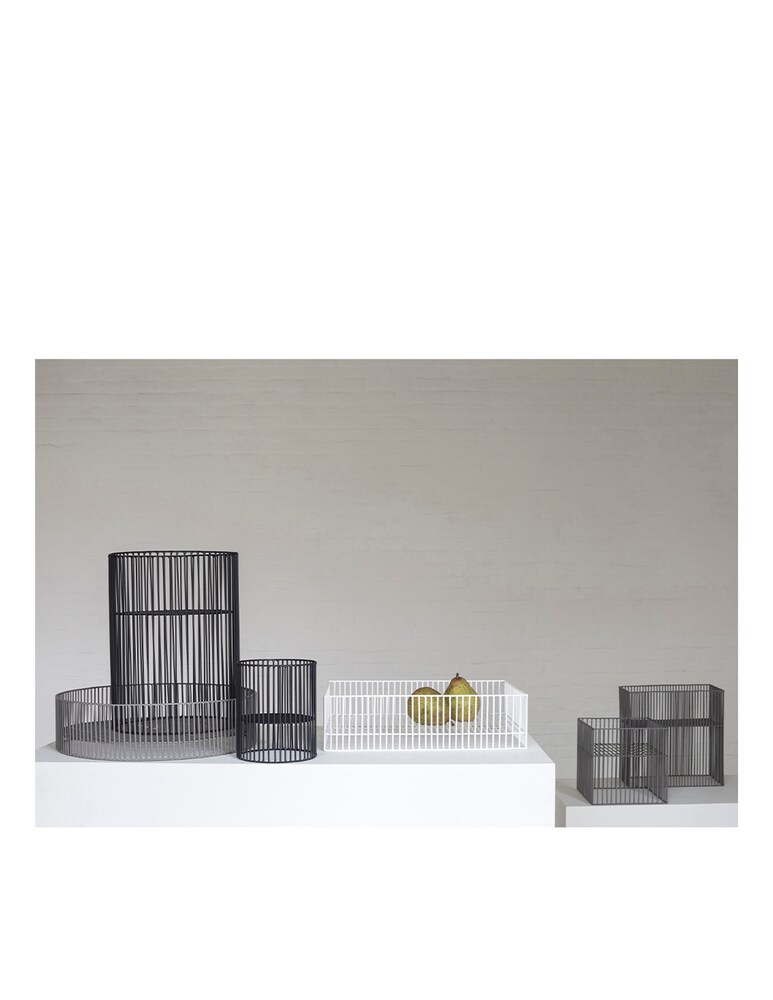 Serax Sculture In Metallo Di Antonino Sciortino Basket Turn - Grigio