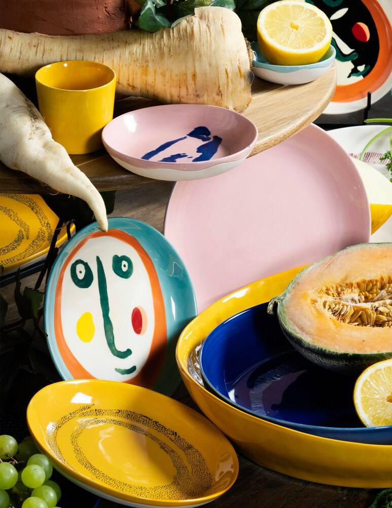 Serax Set Di Piatti Piccoli Feast By Ottolenghi 4 Pezzi - Giallo