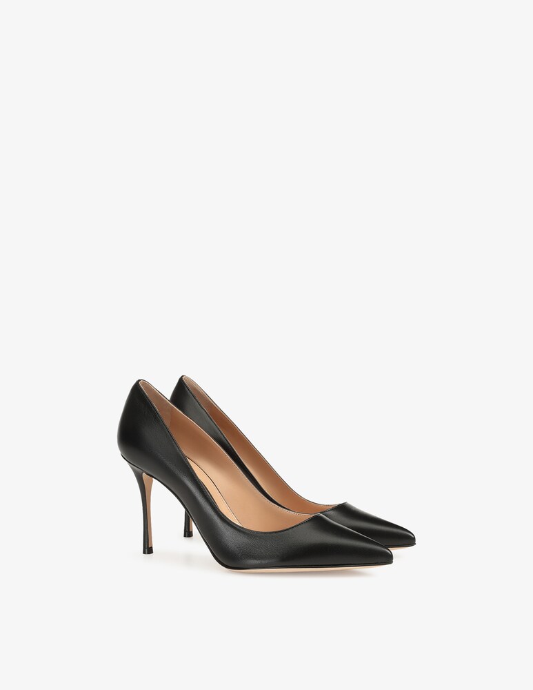 Sergio Rossi Decolleté Godiva In Pelle - Nero