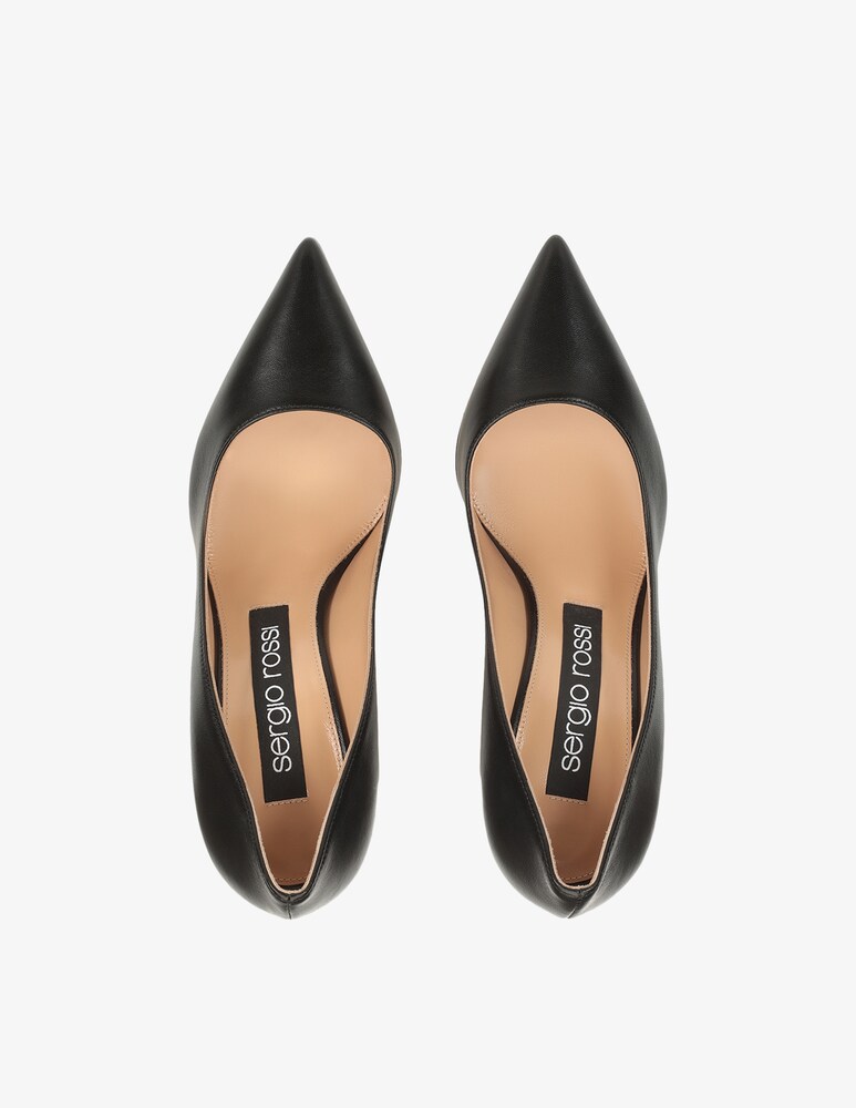 Sergio Rossi Decolleté Godiva In Pelle - Nero