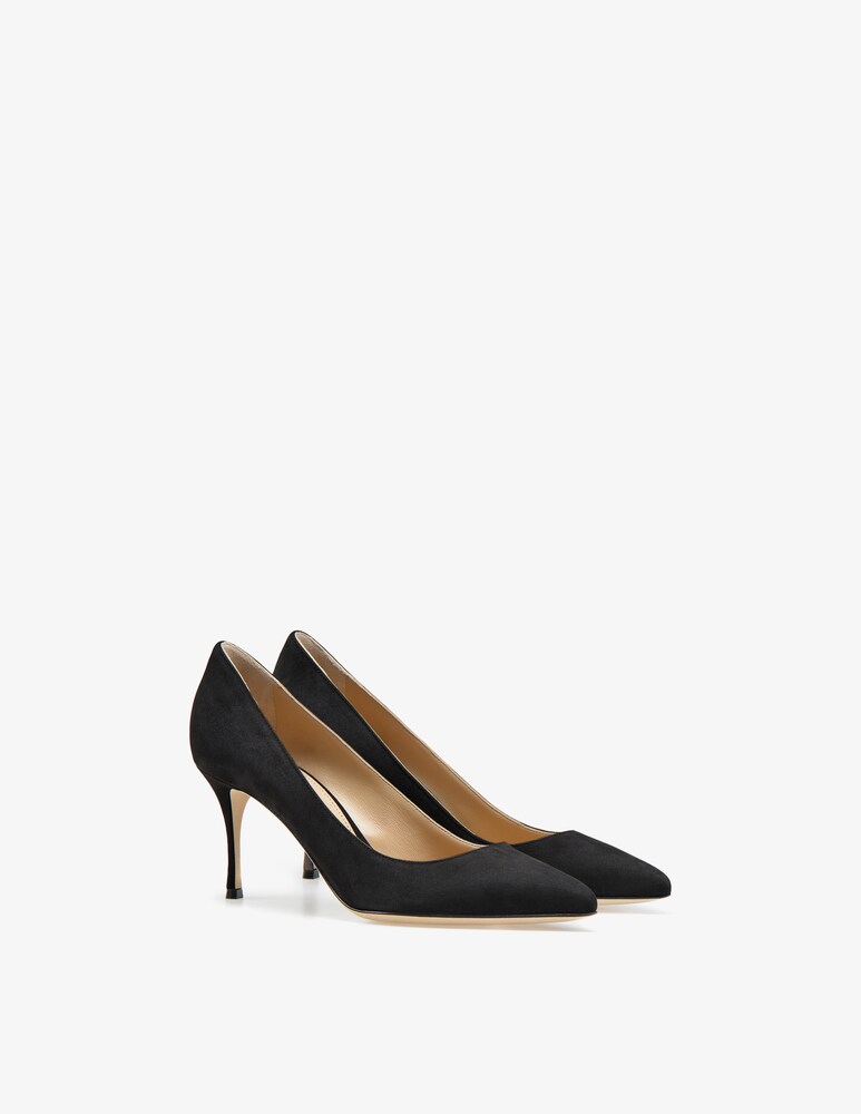 Sergio Rossi Decolleté Godiva In Pelle - Nero