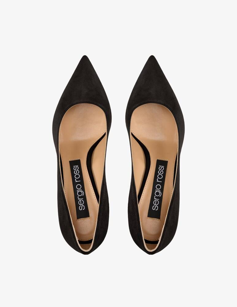 Sergio Rossi Decolleté Godiva In Pelle - Nero