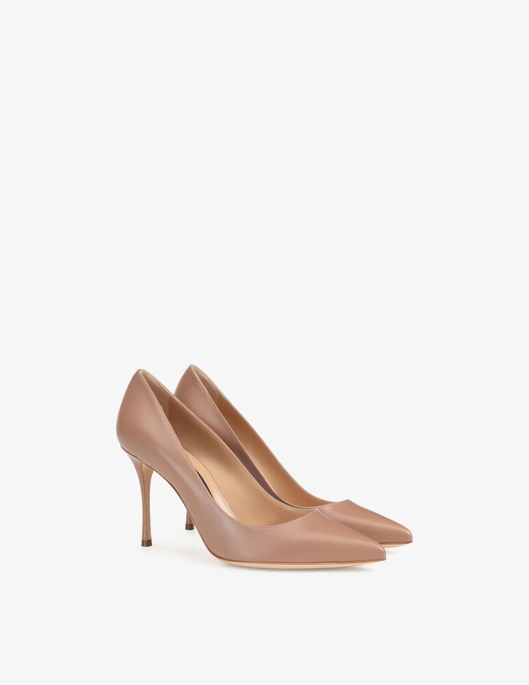 Sergio Rossi Decolleté Godiva In Pelle - Rosa