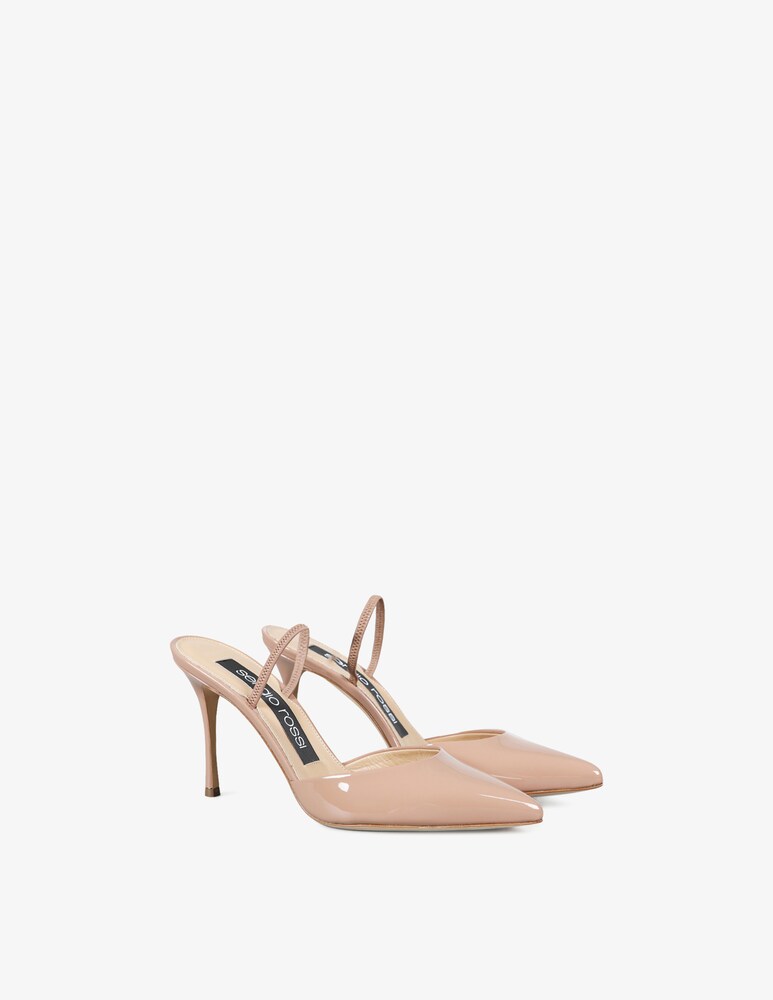 Sergio Rossi Slingback Godiva In Pelle - Rosa