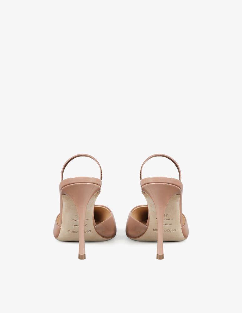 Sergio Rossi Slingback Godiva In Pelle - Rosa