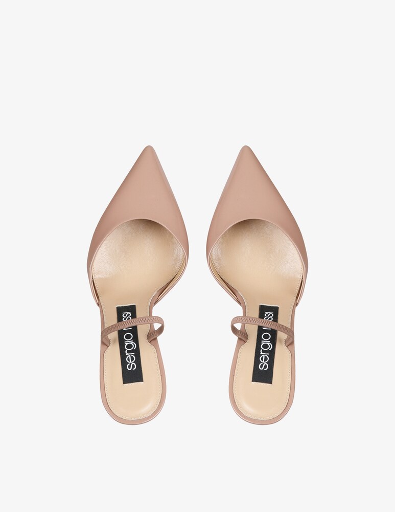 Sergio Rossi Slingback Godiva In Pelle - Rosa