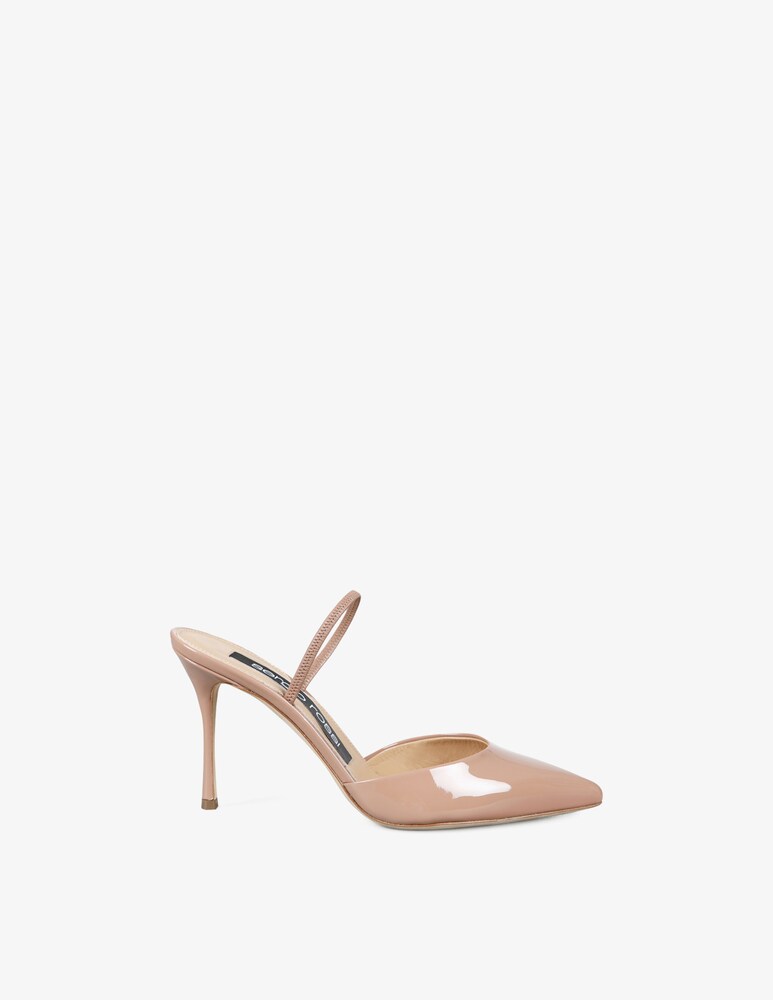 Sergio Rossi Slingback Godiva in pelle - rosa