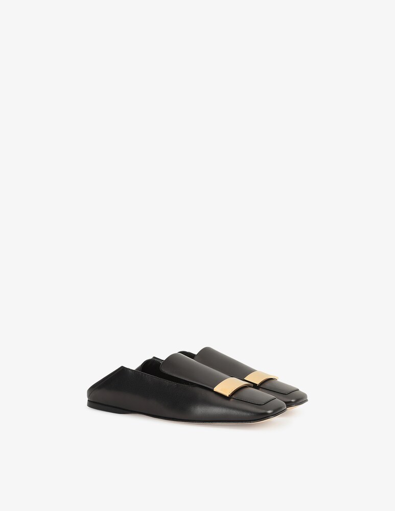 Sergio Rossi Slipper In Pelle SR1 - Nero