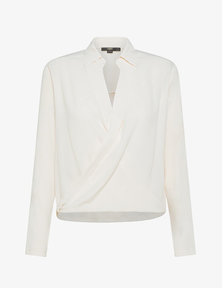 SEVENTY Blusa in misto cotone