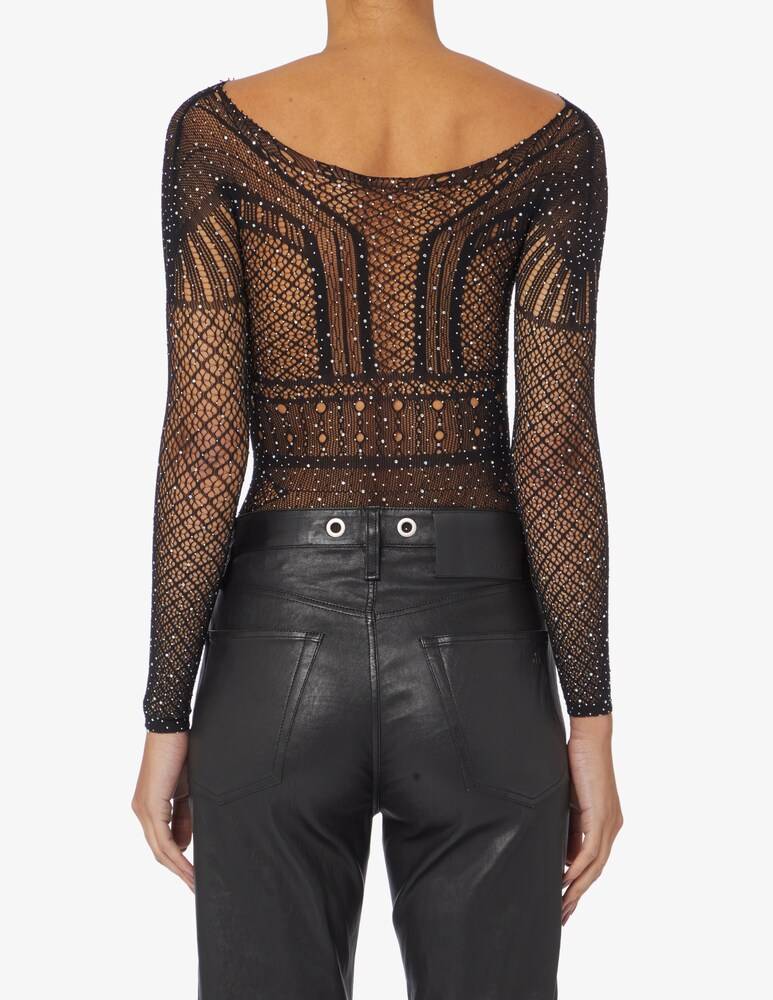 Sharay Body Loop Crystal Scollo Barca Glitter