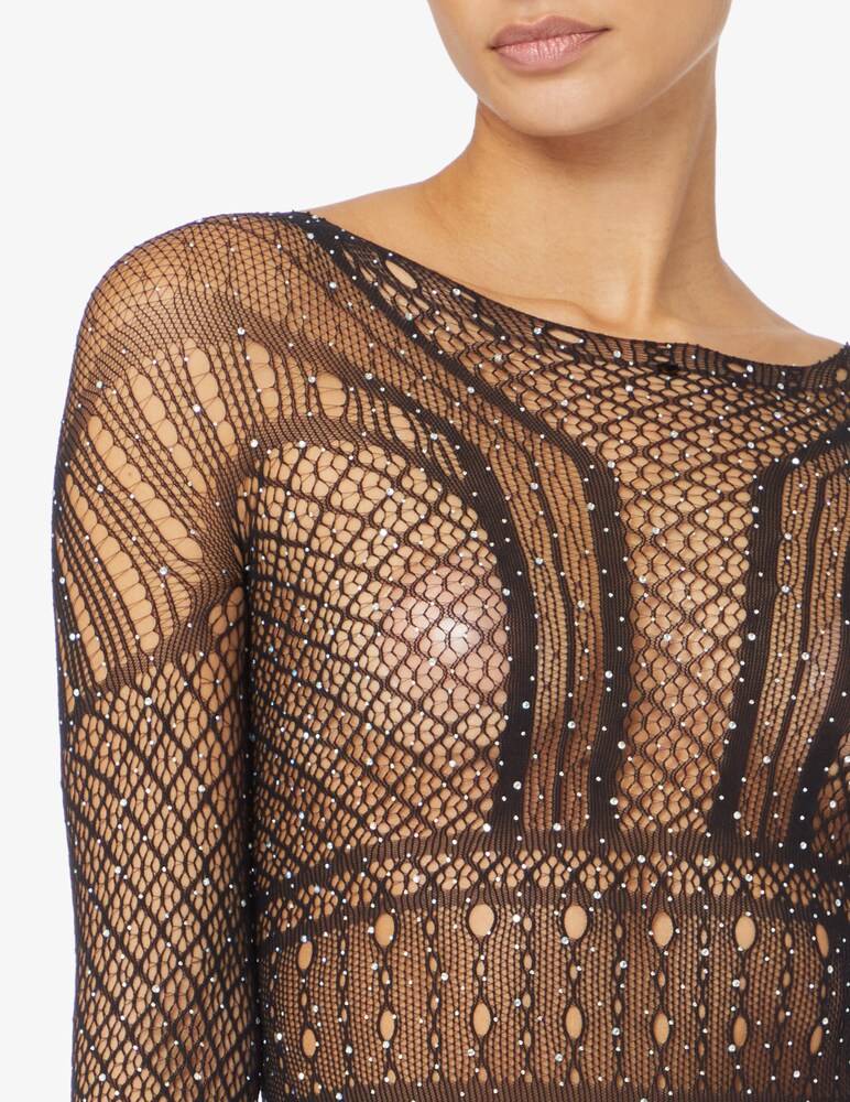 Sharay Body Loop Crystal Scollo Barca Glitter