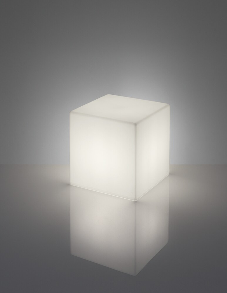 Slide Lampada Da Terra Cubo 40