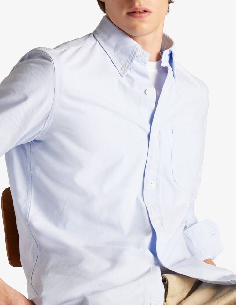 Slowear Glanshirt Camicia Regular Fit In Cotone Oxford