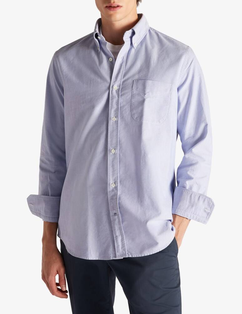 Slowear Glanshirt Camicia regular fit in cotone Oxford