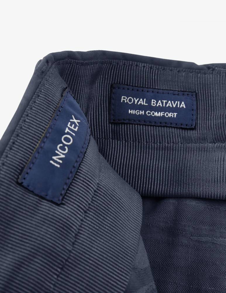 Slowear Incotex Pantalone Regular Fit In Cotone Certificato Royal Batavia