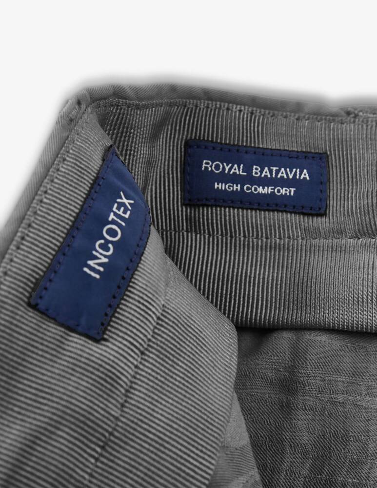 Slowear Incotex Pantalone Regular Fit In Cotone Certificato Royal Batavia