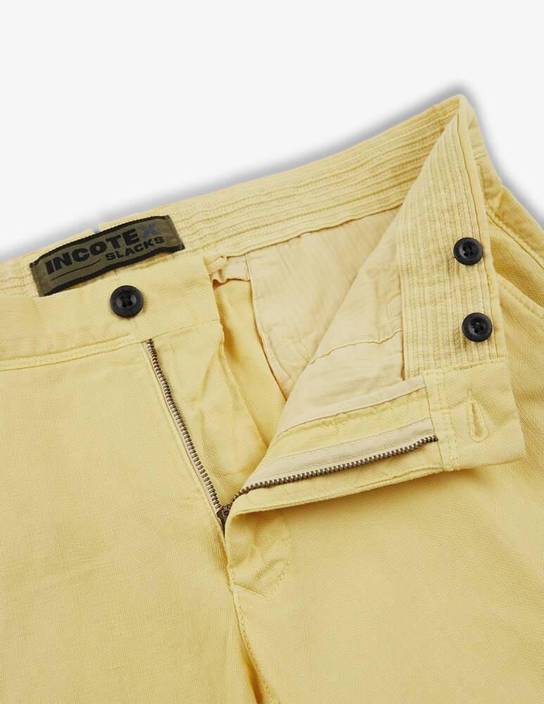Slowear Incotex Pantalone Slim Fit In Cotone E Lino Certificato