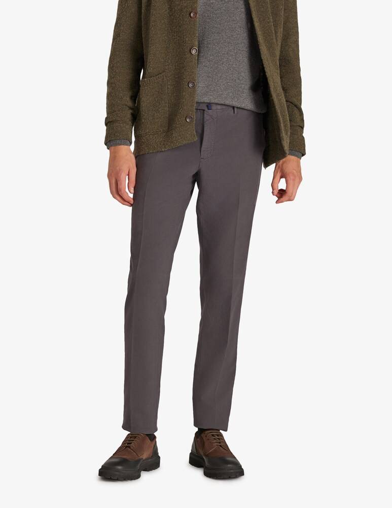 Slowear Incotex Pantalone slim fit in doeskin certificato