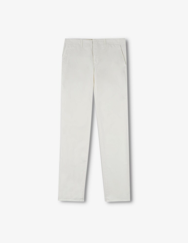 Slowear Incotex Pantalone Slim Fit In Gabardina Stretch Certificata