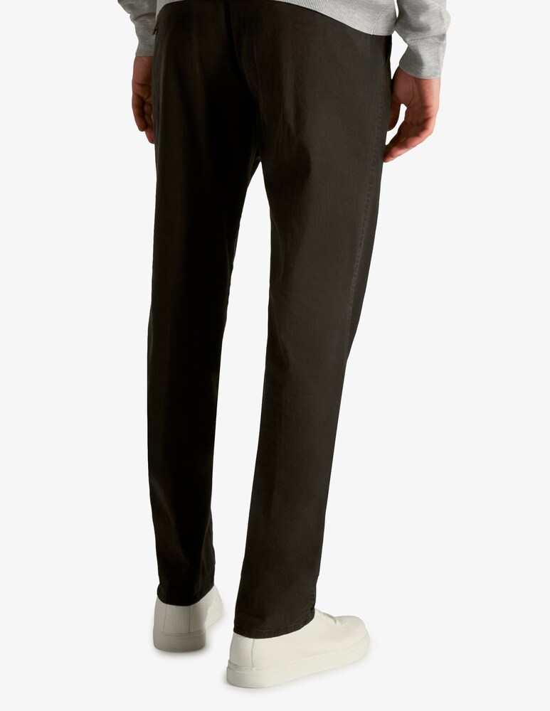 Slowear Incotex Pantalone Slim Fit In Gabardina Stretch Certificata