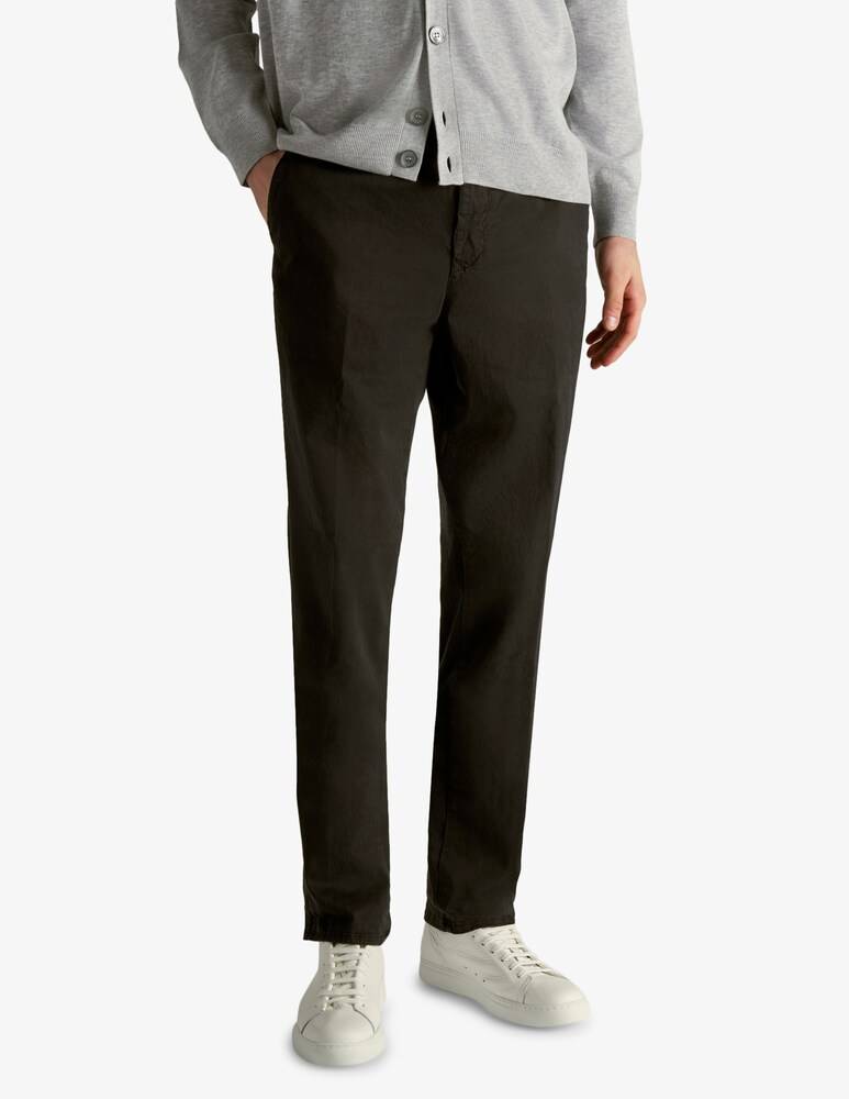 Slowear Incotex Pantalone slim fit in gabardina stretch certificata