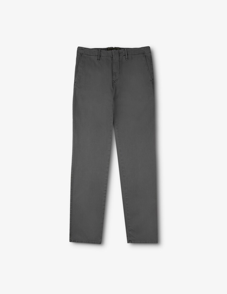 Slowear Incotex Pantalone slim fit in gabardina stretch certificata