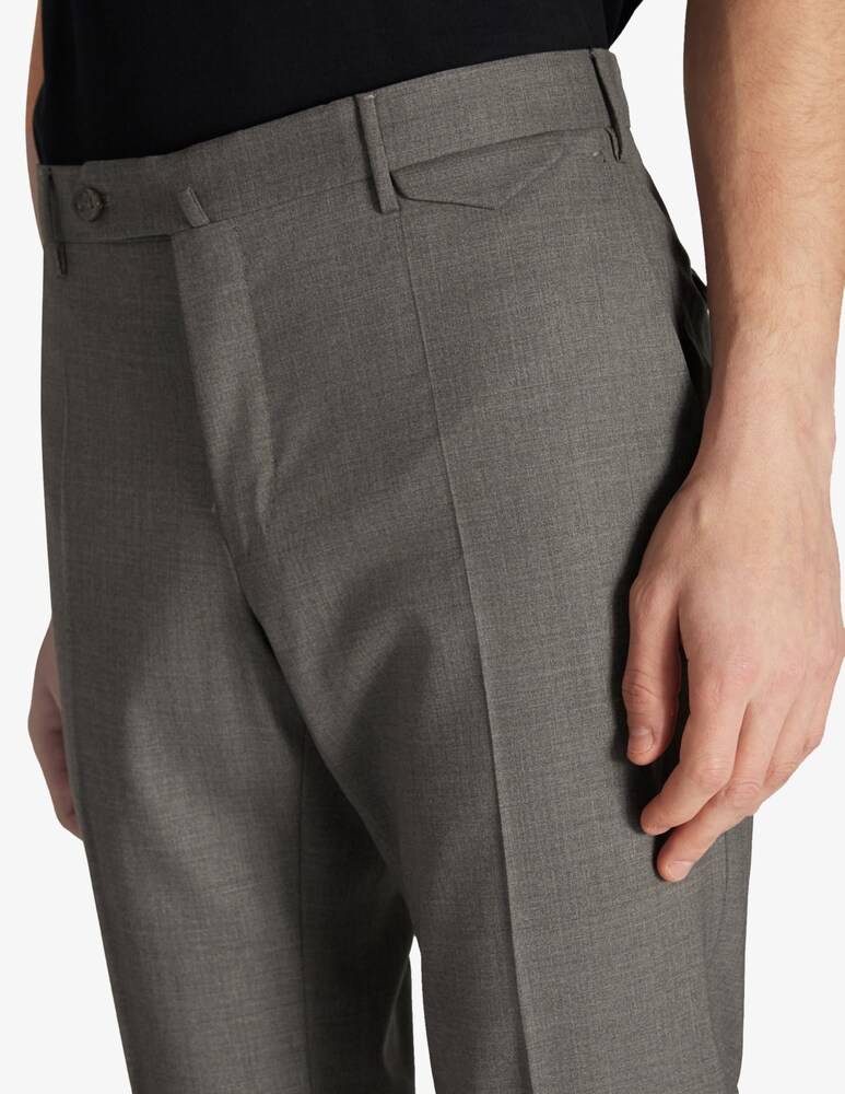 Slowear Incotex Pantalone Slim Fit In Lana Tropical Certificata