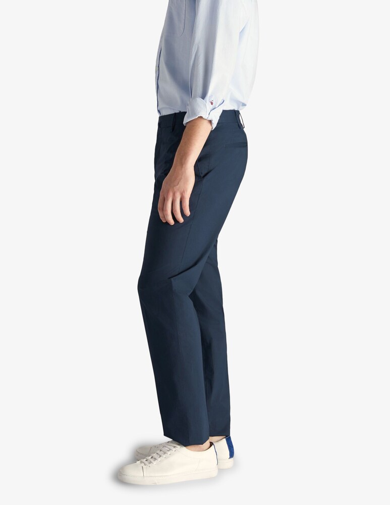 Slowear Incotex Pantalone Slim Fit In Summer Popeline Certificato