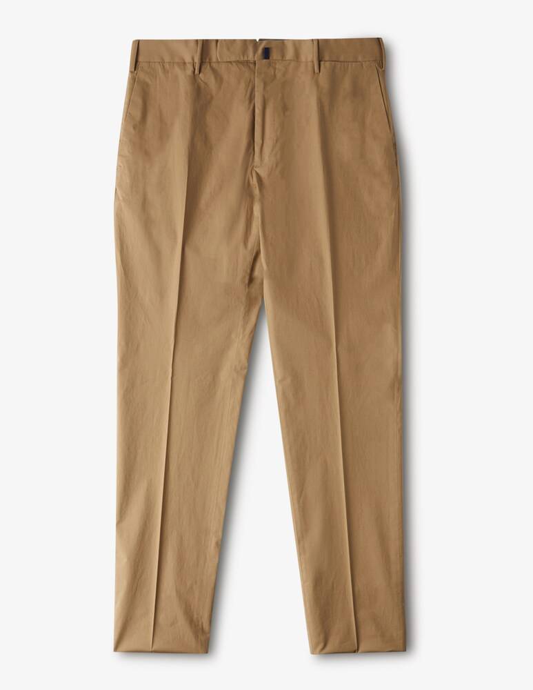 Slowear Incotex Pantalone Slim Fit In Summer Popeline Certificato
