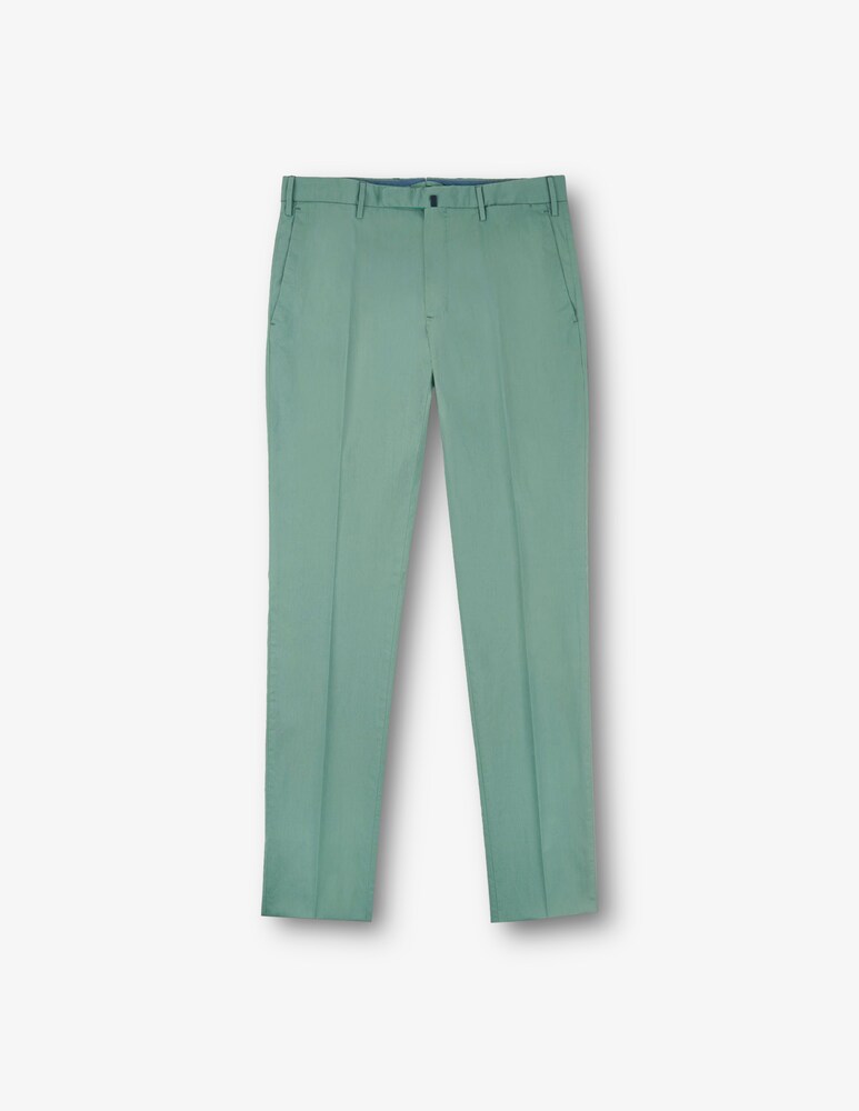 Slowear Incotex Pantalone slim fit in summer popeline certificato