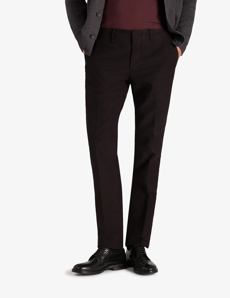 Slowear Incotex Pantalone slim fit in tricochino certificato