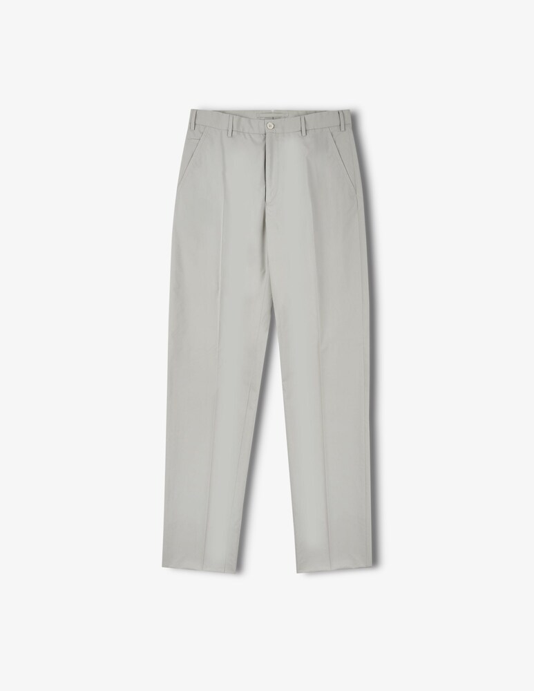 Slowear Incotex Pantalone Straight Fit In Tekno Popeline Certificato