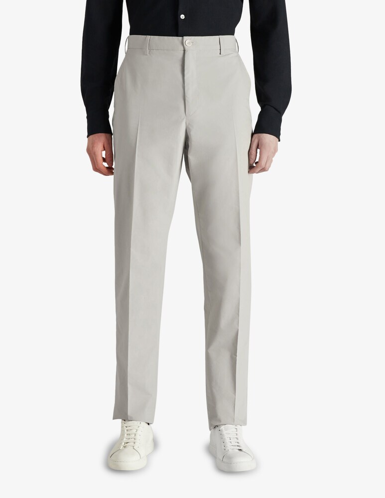 Slowear Incotex Pantalone straight fit in tekno popeline certificato