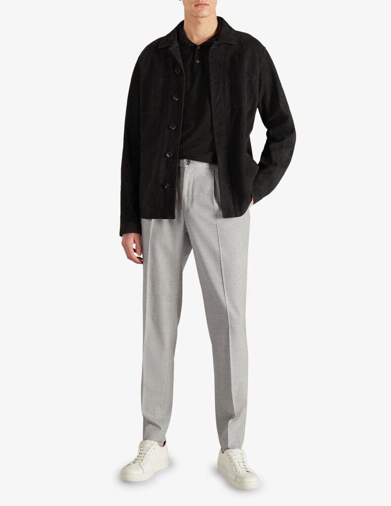 Slowear Incotex Pantalone Tapered Fit In Lana Tropical Certificata