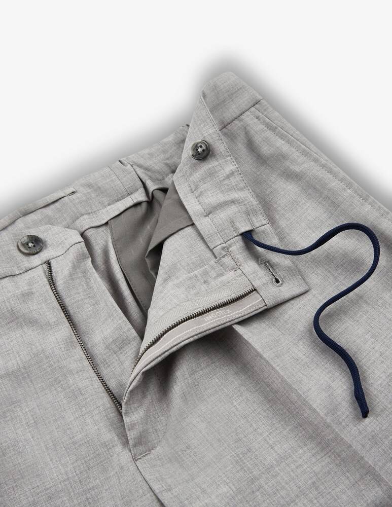 Slowear Incotex Pantalone Tapered Fit In Lana Tropical Certificata